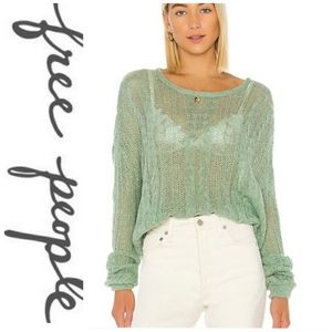 New! - Free people angel soft sweater mint green